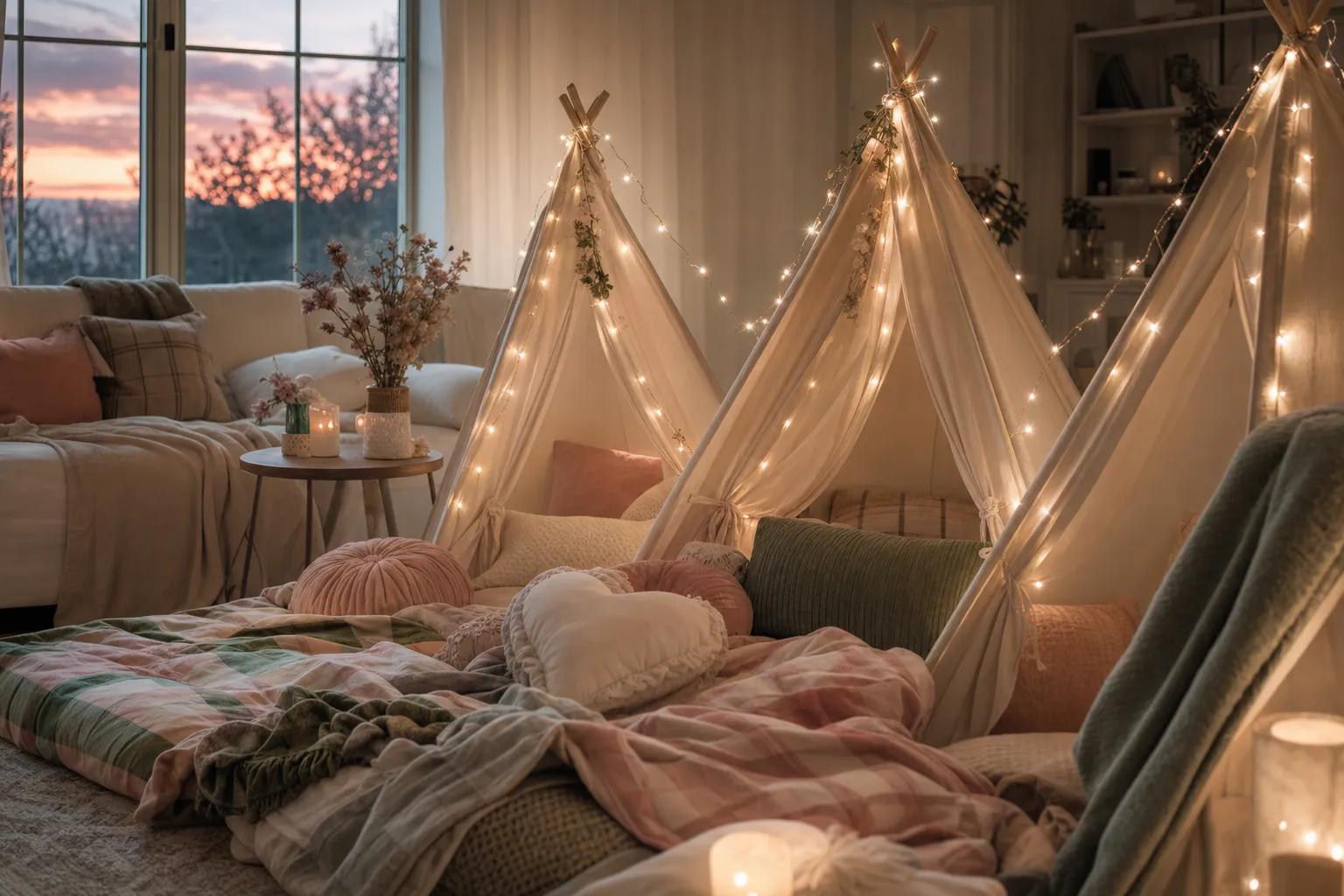 Organiser une soirée pyjama inoubliable : idées, jeux et déco